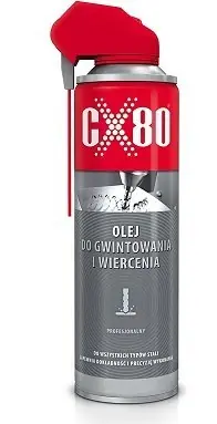 CX-80 Olej do gwintowania i wiercenia duospray 500ml Darmowy zwrot